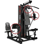 Banco de pesas negro BH Fitness Multi Station GLOBAL GYM PLUS G152B - Tactic Bikes