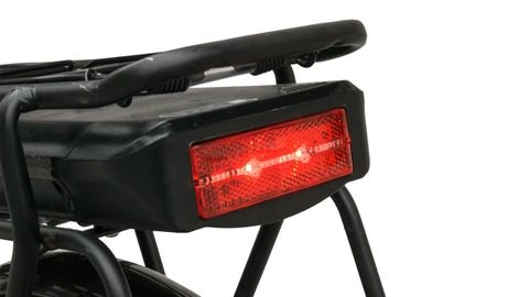 Bicicleta eléctrica Scooty CITY 26 PLUS negra para adultos con asistencia eléctrica y batería extraíble - Tactic Bikes