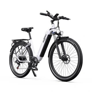 Bicicleta eléctrica urbana OneSport OT05, 250 W, 36 V, 18,2 Ah, velocidad máxima de 25 km/h, 27,5 pulgadas, aplicación inteligente - Tactic Bikes