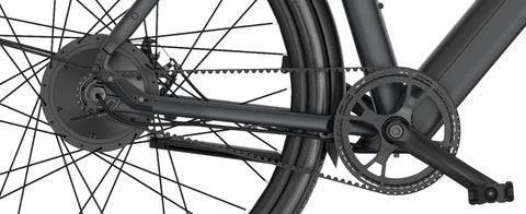 Bicicleta eléctrica Yeep.me DAY SPORT Gris 28'' 80km 460Wh Correa - Tactic Bikes