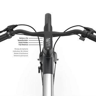 Bicicleta eléctrica Yeep.me DAY SPORT Gris 28'' 80km 460Wh Correa - Tactic Bikes