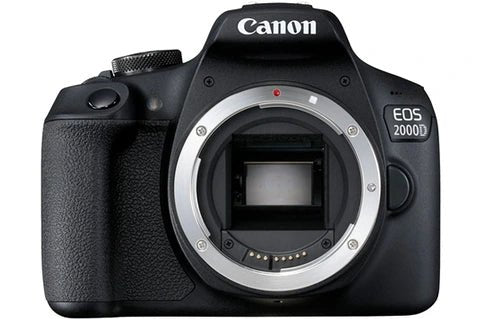 Cámara DSLR Canon EOS 2000D + EF - S 18 - 55 IS II + EF 75 - 300 f/4 - 5.6 III + Bolsa + Tarjeta de memoria SD de 16 GB - Tactic Bikes