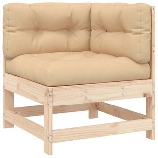 Conjunto de muebles de jardín vidaXL, conjunto modular de muebles de jardín de madera maciza, beige, 8 piezas x 62 x 70,5 cm, para 8 personas - Tactic Bikes