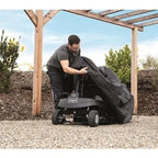 Cortacésped Scheppach MR196 61 - Ancho de corte: 61 cm - 196 cc - Recogedor de césped de 150 l - Tactic Bikes