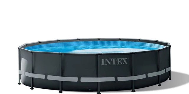 Kit Piscina Tubular Redonda Intex Ultra XTR Frame 4,88 x 1,22 m + Cubierta de Burbujas + 20 kg de Zeolita - Tactic Bikes