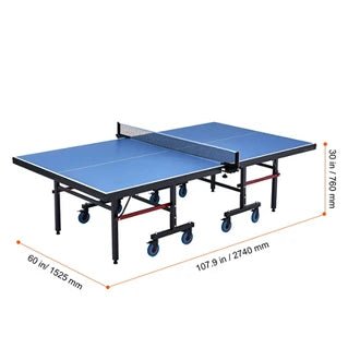 Mesa de ping pong Vevor , mesa de ping pong plegable para interiores en MDF de 2,5 cm - Tactic Bikes