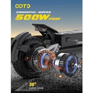 Patinete eléctrico genérico OOTD T10 - Patinete eléctrico plegable - Batería de 48 V y 13,5 Ah - Velocidad máxima de 55 km/h - Ruedas de 11" - Motor de 900 W - Autonomía de 45 km - Tactic Bikes