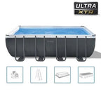 Piscina Intex Ultra XTR Frame Rectangular Enterrada o Semienterrada 549x274x132 cm, piscina, set de piscina, piscinas, sets de piscina 3202836 - Tactic Bikes