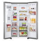 Refrigerador LG GSLV81PZLE estilo americano de 635 litros Platinum - Tactic Bikes