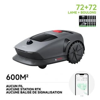 Robot cortacésped Mova 1000 con protección, para céspedes de hasta 1000 m² - Tactic Bikes